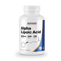Nutricost 알파리포산 600mg 240캡슐, 단품, 단품