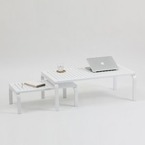먼데이하우스 순수원목 G테이블, G테이블 화이트 (확장형 레귤러)