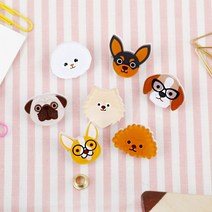 디자인아지트 [기성]캐릭터뱃지 댕댕이, 댕댕이19, 1개