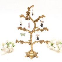 [가격준수]낙엽가지 이어링홀더 신주 주석/악세사리/귀걸이/진열대/보관함/진열장/정리함/거치대/쥬얼리/목걸이