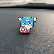 수입차 bmw 벤츠 아우디 폭스바겐 마블 자동차방향제 디퓨저 방향제, 캡틴아메리카1, 1개
