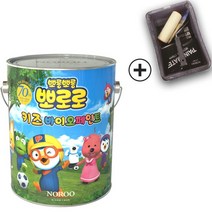 노루페인트 뽀로로 키즈 바이오 페인트 3.8L 반광 간단세트, 그린2