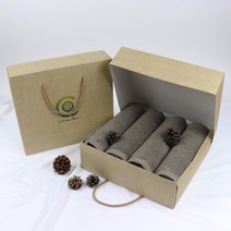 코튼알리오 호텔수건 럭셔리4p 선물세트, 코코아, 4매입