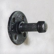 투버스 파이프훅 벽걸이후크 배관파이프인테리어DIY ho00132, ho00132 엔틱실버, 1개