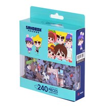 예림당 샌드박스프렌즈 팬시 퍼즐 240조각 찰칵 셀카, 혼합, 240피스