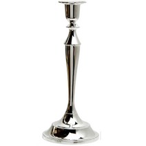 하이아트양초 1봉1구실버촛대챔버은촛대미니실버은촛대, 4) 실버 1봉촛대 24cm