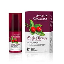 Avalon Organics 링클 테라피 With CoQ10 & 로즈힙 페이셜 세럼, 16ml, 1개