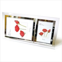국산 크리스탈액자 2단(3Rx5R) 사진액자 유리액자, 본상품선택