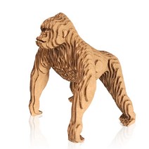 콘타모 골판지 3D 종이 입체 퍼즐 라지 Large (라지), 사파리, 고릴라(Large)