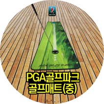 PGA골프파크 연습용 중형 골프매트/퍼팅연습/퍼팅매트, 단품
