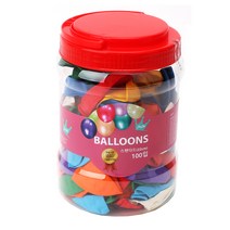 파티용품_JH_스탠다드풍선_22cm_혼합_100입