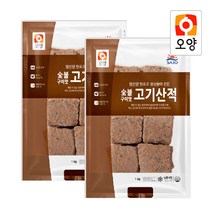 숯불구이맛 고기산적 1kg+1kg 판매자 햇살누리, 1세트
