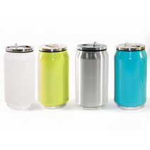 썬더 캔 텀블러 500ml/300ml, 흰색, 300ml