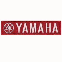 예스와펜 D718 - YAMAHA 레드 사각 마크 패치 와펜