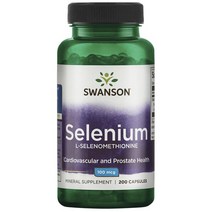 스완슨 셀레늄 100mcg 캡슐, 200개입, 1개, 200정