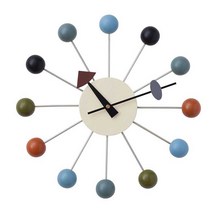 볼클락 고급형 Nelson Ball Clock 조지넬슨 인테리어 벽시계, 블랙