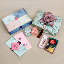 윤씨방 목단화 현금 애교 예단함 풀세트 5종, 예단보_연옥x예단용_정보포함인쇄