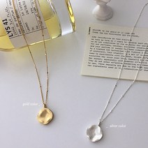 실버폭스 모렐리 써클 실버 목걸이 2color 골드 코인 빈티지
