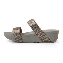 핏플랍 로티 체인 프린트 슬라이드 실버 T60-011 (FITFLOP LOTTIE CHAIN PRINT SLIDE)