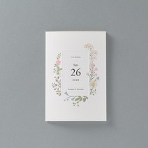마음닷컴 바른손청첩장 100매 세트 BH-7055 청첩장