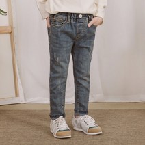 루알라키즈 스파이크 데님 스판 청바지 3212