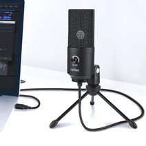 오토케 고성능 USB PC 콘덴서 마이크 FIFINE K669 K669B 게임 게이머 추천 개인방송 디스코드 ASMR 먹방 컴퓨터 노트북 악세사리 핀마이크 아프리카 유튜브 BJ 스트리머, K669B USB PC 콘덴서 마이크