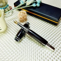 빅터-우드만년필 무료각인 우드펜 나무원목수제펜, EF, 크롬