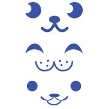 대문닷컴 [대문닷컴]스텐실도안(ST-3087)강아지 표정