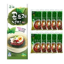 산채곤드레 진사골육수 물냉면 10인분, 단품, 단품