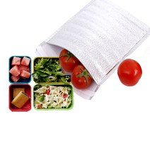 민스리빙 일회용 접착 은박 보냉백 10매, 은박보냉팩(25X30) 10매