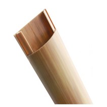 전선몰딩 반달 우드 대 1P PVC 전선보호대 선정리, 1개