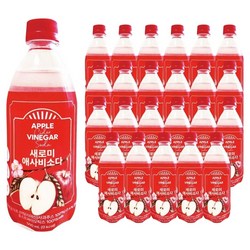 새로미 애사비 소다, 24개, 500ml