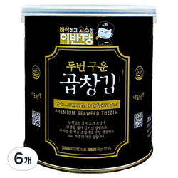 이반장 광천 두번구운 곱창캔김, 30g, 6개
