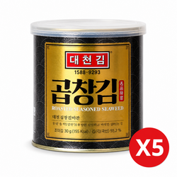 대천김 곱창김 캔김 도시락김 반찬김 5캔