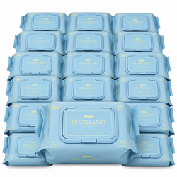 시그니앙 오션 20팩 캡형 75g 고평량 70매 엠보 아기물티슈