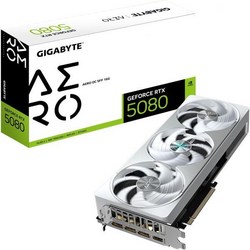 기가바이트 지포스 RTX 5080 AERO OC SFF 16G 그래픽 카드, 윈드포스 냉각 시스템, 16GB 256비트 GDDR7, GV-N5080AERO OC-16GD 비디오