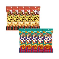 오리온 치즈뿌린 치킨팝+닭강정맛 5개씩