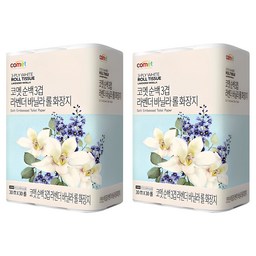 코멧 순백 3겹 라벤더 바닐라 롤화장지, 집에서 느끼는 럭셔리한 향기!