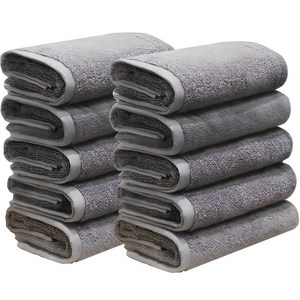 송월타월 내츄럴코지 호텔수건 150g 30수 면사, 진회색, 10개