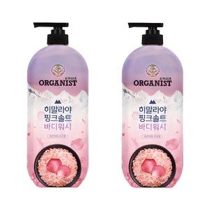 히말라야핑크솔트 풍성한 거품 산뜻한 바디워시 퓨리파잉 로즈향, 900g, 865ml, 2개