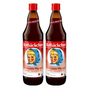 로트벡쉔 11 비타민 플러스 레드, 750ml, 2개