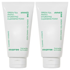 이니스프리 그린티 클렌징 폼, 150g, 2개