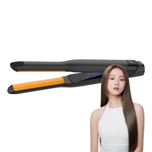 글램팜 남성용 샤이니볼륨 짧은머리 스타일링 고데기 GP106T, 오리지널블랙, GP106-T1.0