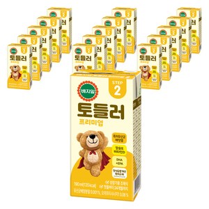 베지밀 프리미엄 토들러2 아기두유 190ml, 16