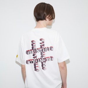 빈트릴 3D 해시태그 오버핏 반팔 티셔츠 BA242