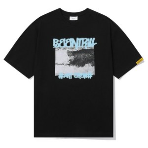 빈트릴 서핑 앤 비치 스프레이 오버핏 반팔 티셔츠 BA242TS023