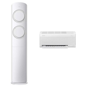 삼성전자 56.9㎡(17.2평) + 18.7㎡(5.7평) AI Q9000 홈멀티형 에어컨 AF60F17D11GRT + 리모컨 세트 방문설치, 일반배관형