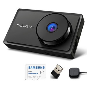 파인뷰 전후방 QHD 2채널 블랙박스 X7700 CLOUD, 64GB, SD카드 + GPS 안테나 + BT+Wi Fi 동글 + 출장설치쿠폰