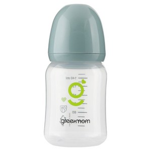 그린맘 베이직 PP 슬림 젖병, 스톤 블루, 140ml, 1개