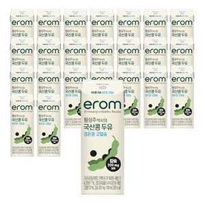 이롬 황성주 박사의 국산콩 두유 검은콩 고칼슘